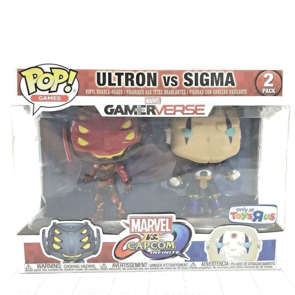 Box ERROR FUNKO POP! ULTRON vs SIGMA! OOP TOYS R US EXCLUSIVE COLLECTIBLES new